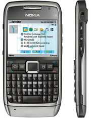 Nokia E71 Расчет при получении